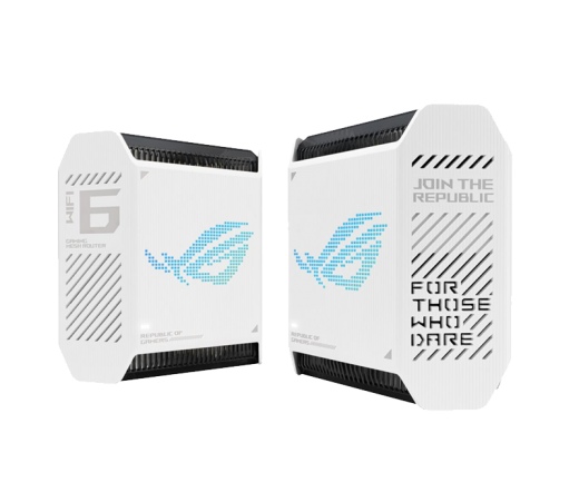 ASUS ROG Rapture GT6 Tri-Band WiFi 6 Mesh WiFi System 2-pk White