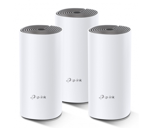 TP-LINK Deco E4 AC1200 Egész Otthont Lefedő Mesh Wi-Fi Rendszer (3db)