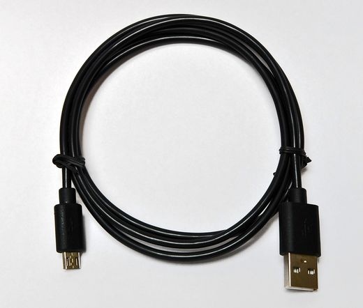 HAMA ADATKÁBEL MICRO USB,SZÖVET 1M, FEKETE