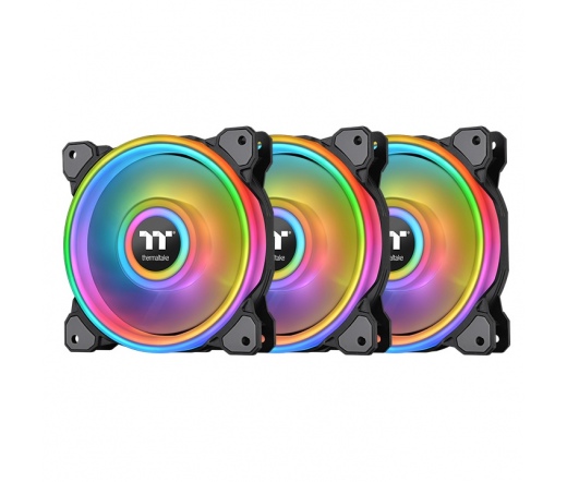 THERMALTAKE Riing Quad 12 RGB TT Premium Edition 3db+kontroller