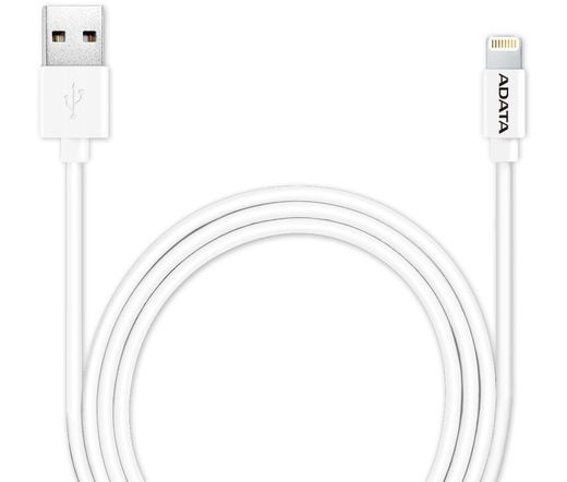 ADATA Sync and Charger Lightning kábel 1m Fehér