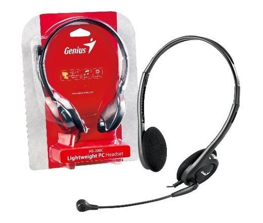 GENIUS Headphone HS-200C Fülhallgató+mikrofon