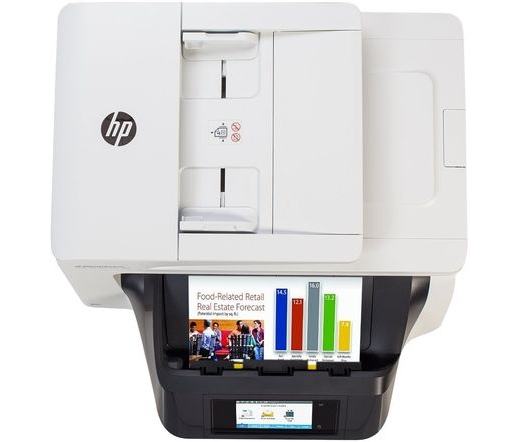 HP Tintasugaras MFP NY/M/S/F Officejet Pro 8730  e-AiO, USB/Háló/WLAN/NFC, A4 24l/p FF(ISO), 4800x1200, Síkágyas, ADF