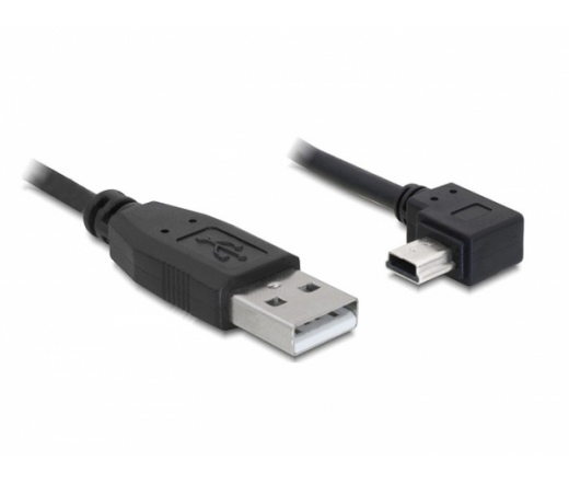 DELOCK Cable USB 2.0-A male -> USB mini-B 5pin male angled 2m (82682)