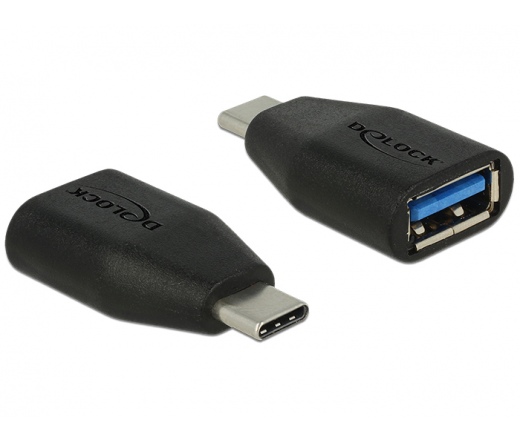 Delock Adapter SuperSpeed USB 10 Gbps (USB 3.1 Gen 2) USB Type-C™ male > Type-A female