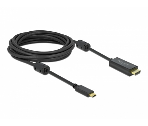 Delock Aktív USB Type-C - HDMI kábel (DP Alt Mode) 4K 60 Hz 5 méter hosszú