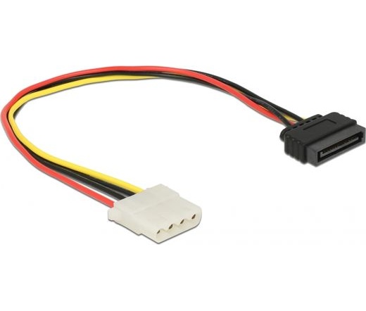 DELOCK Cable  SATA 15pin apa > 4pin anya tápkábel - 0,3m (60139)