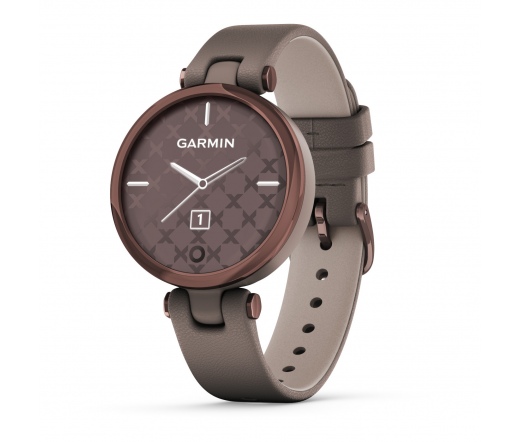 GARMIN Lily - Classic - Dark Bronze Bezel with Paloma Case and Italian Leather Band