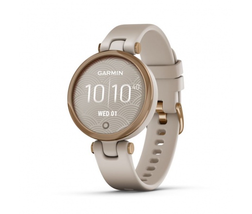 GARMIN Lily - Sport - Rose Gold Bezel with Light Sand Case and Silicone Band