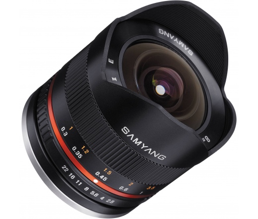 SAMYANG 8mm f/2.8 Fish-eye II (Canon M) Fekete