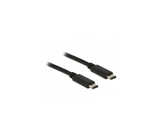 DELOCK Kábel USB Type-C™ 2.0 dugó > USB Type-C™ 2.0 dugó 0,5 m fekete (83672)