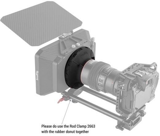 SmallRig Silicone Donut with 114mm Rear Opening for Matte Box 3409