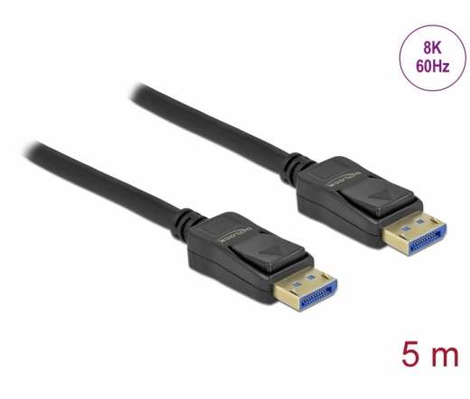 DELOCK DisplayPort 2.0 8K 60Hz 40Gbps 5m