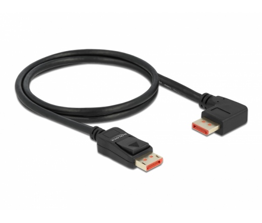 DELOCK DisplayPort 1.4 8K 60Hz egyenes/jobbra 90° 1m