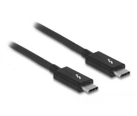 Delock kábel Thunderbolt 3 USB Type-C male passzív 5A 1,5m fekete