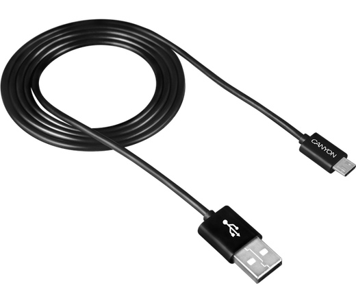 Canyon micro USB kábel 1m fekete