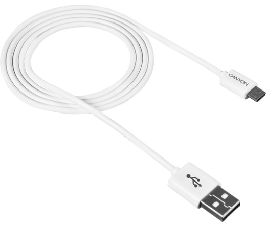 Canyon micro USB kábel 1m fehér