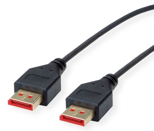 ROLINE Kábel DisplayPort 1.4 vékonyított 1,5m fekete