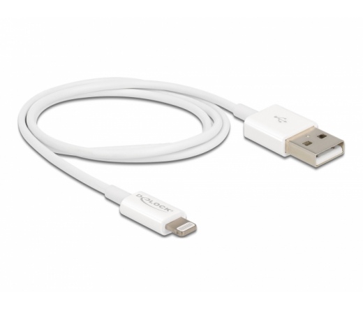 DELOCK USB-A / Lightning adat- és töltőkábel 1m