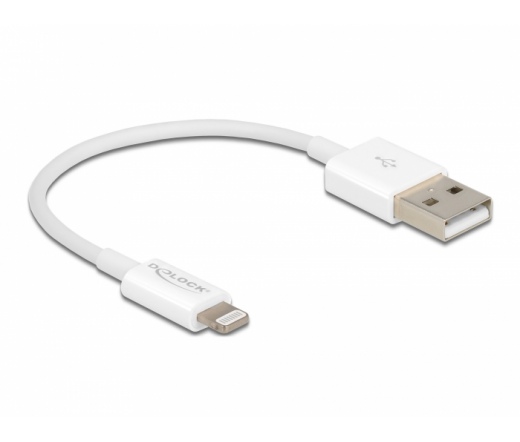 DELOCK USB-A / Lightning adat- és töltőkábel 15cm