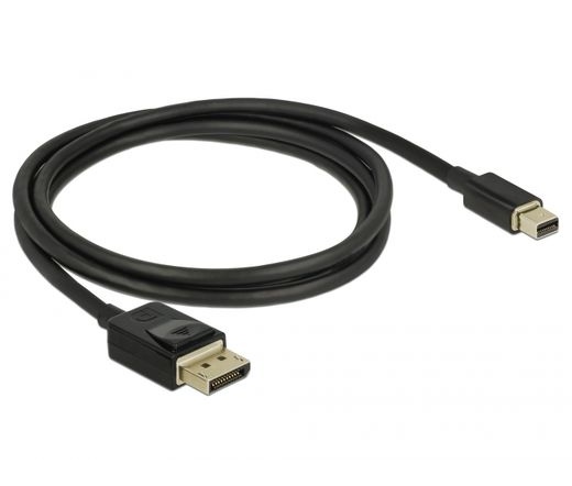 Delock Mini DisplayPort a DisplayPort-kábel 8K 60 Hz 1 m DP 8K tanúsítvánnyal