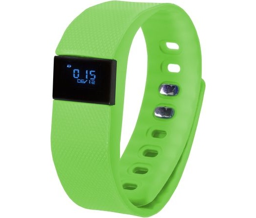 GoClever Smart Band fit okosóra, lépésszámláló; 240x20 kijelző ZÖLD