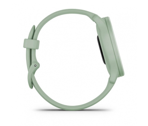 GARMIN Vivomove Sport - Cool Mint Case and Silicone Band with Silver Accents