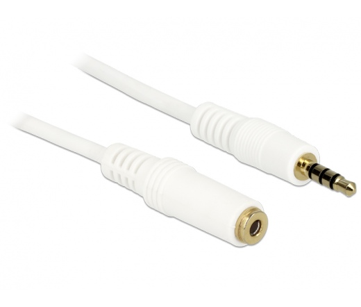 DELOCK Cable Audio Stereo Jack 3.5 mm male / female IPhone 4 pin 2 m (84482)