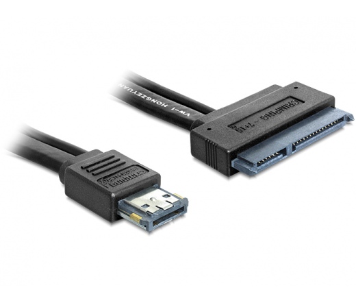 DELOCK Cable eSATAp 12 V > SATA 22 pin 2.5 / 3.5 HDD 0.5 m (84402)