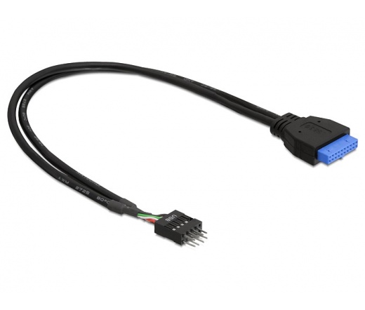 DELOCK Cable USB 3.0 pin header female > USB 2.0 pin header male (83095)