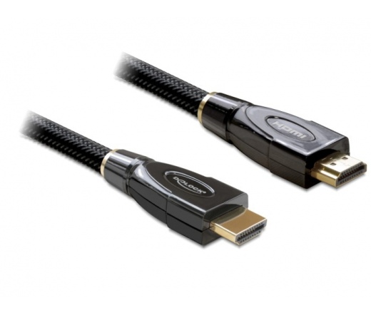 DELOCK Cable High Speed HDMI with Ethernet A-A straight/straight PREMIUM 3m (82738)