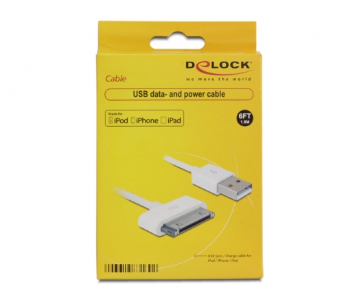 DELOCK 3G USB data- and power cable for Apple 1.8m