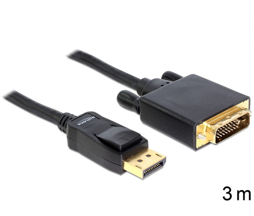 DELOCK Cable Displayport male > DVI 24+1 male 3m