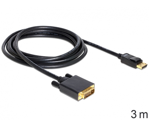 DELOCK Cable Displayport male > DVI 24+1 male 3m