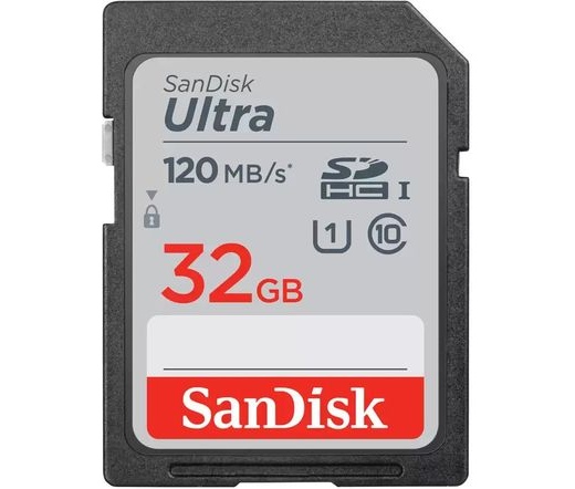 SANDISK Ultra SDHC 32GB UHS-I CL10 120MB/s