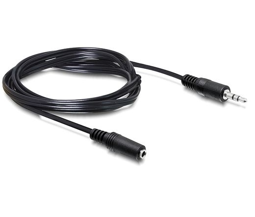 DELOCK audio kábel sztereo jack 3.5 mm male / female 3m (84002)