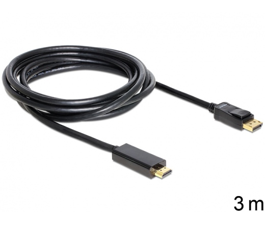 DELOCK Cable Displayport male -> HDMI male 3m (82435)