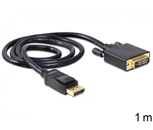 DELOCK Cable Displayport male -> DVI 24+1 male 1m (82590)