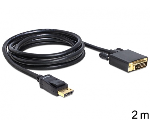 DELOCK Cable Displayport male -> DVI 24+1 male 2m (82591)