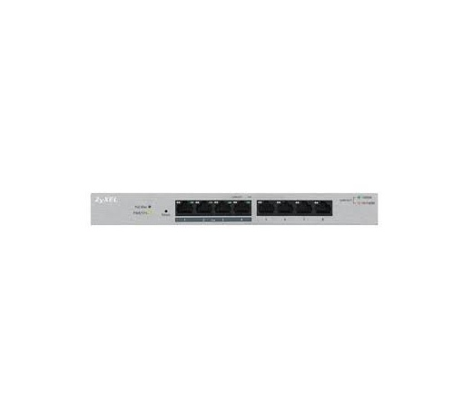 NET ZyXEL GS1200-8HPv2 8port GbE LAN PoE (60W) web menedzselhető asztali switch