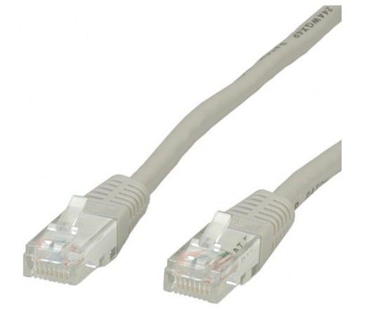 Kábel Roline Value UTP CAT6 patch 0,5m szürke