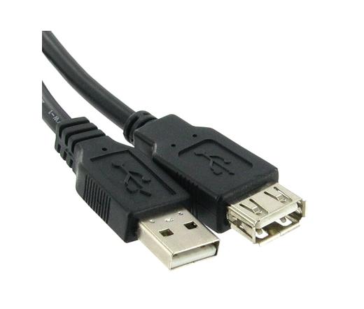 Kábel Roline Value USB 2.0 hosszabbító A-A M/F 0.8m