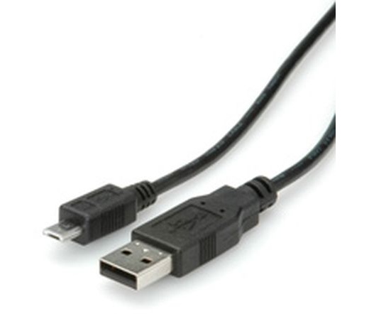 Kábel ROLINE USB 2.0 - Micro B M/M 0,8m