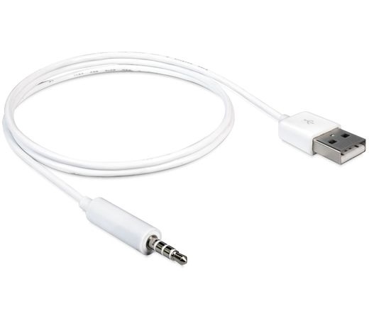 DELOCK Cable USB-A male > Stereo jack 3.5 mm male 4 pin IPod Shuffle 1 m