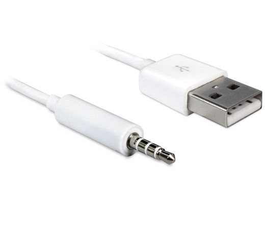 DELOCK Cable USB-A male > Stereo jack 3.5 mm male 4 pin IPod Shuffle 1 m