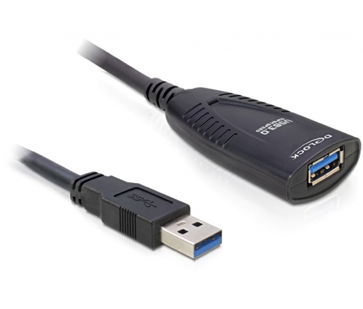 DELOCK Cable USB 3.0 Extension, active 5m (83089)