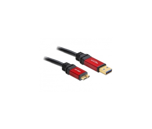 DELOCK Cable USB 3.0-A > micro-B male / male 3m Premium (82762)