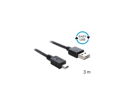 DELCOK Cable EASY-USB 2.0-A apa > mini-USB 2.0 apa 3m