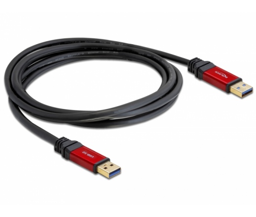 DELOCK Cable USB 3.0-A male / male 3 m Premium