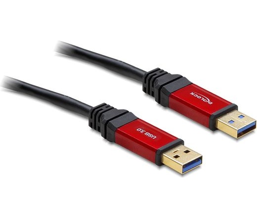 DELOCK Cable USB 3.0-A male / male 3 m Premium